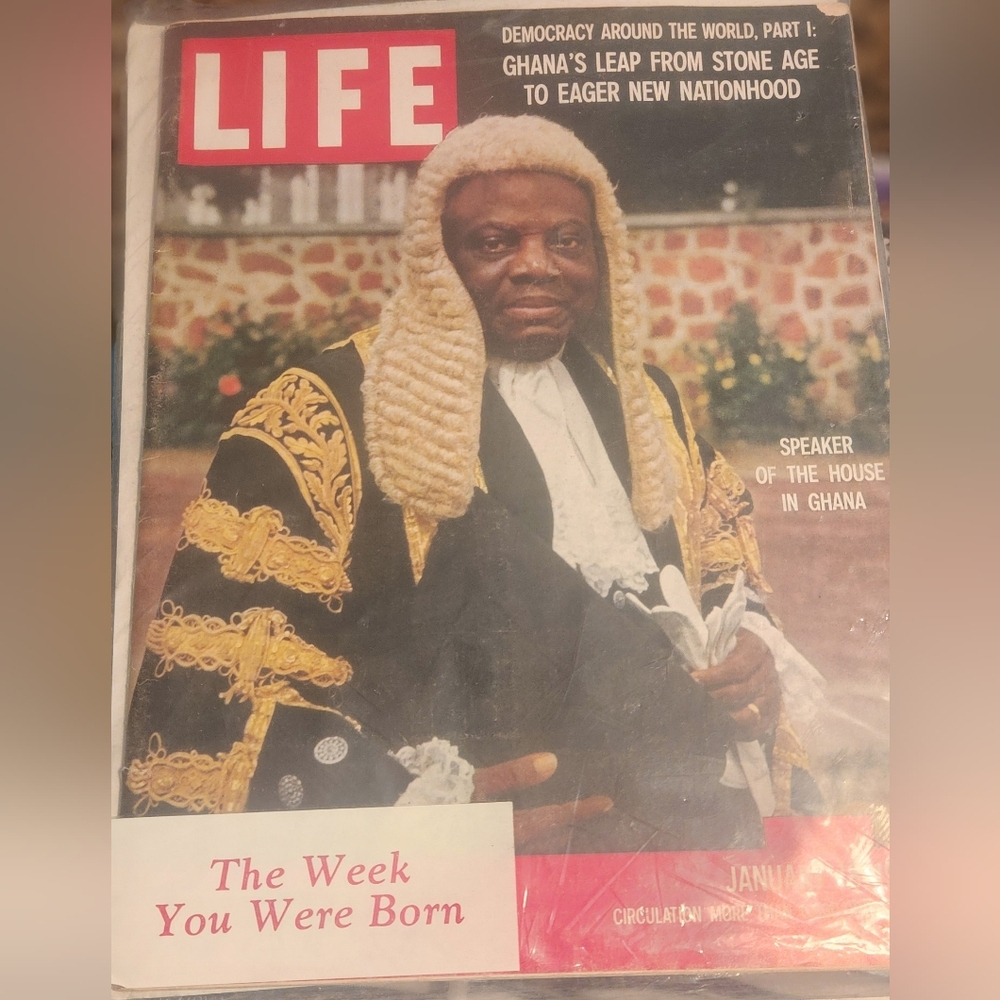 VTG Orig. Life Magazine January 18 1960 Sir Emmanuel Charles Quist Cover Feature
